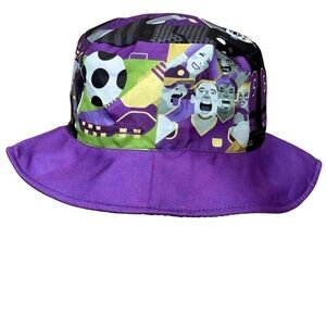 Purple Graphic Bucket Hat